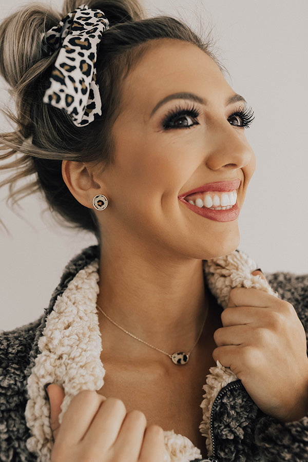 Little Luxuries Leopard Earrings Image - 1