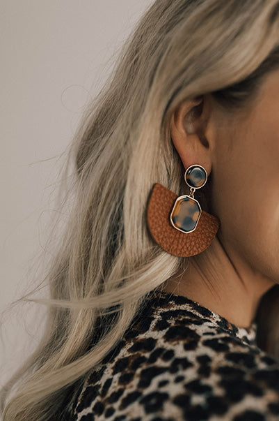 After Hours Earrings In Maple Image - 2