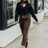 The Beckett High Waist Leopard Pants Image - 1