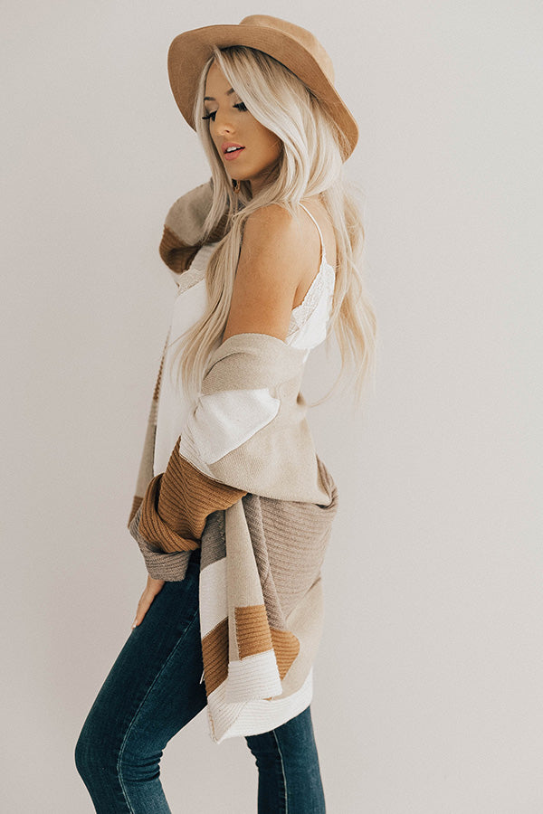 Bundled Up Bliss Colorblock Cardigan Image - 1