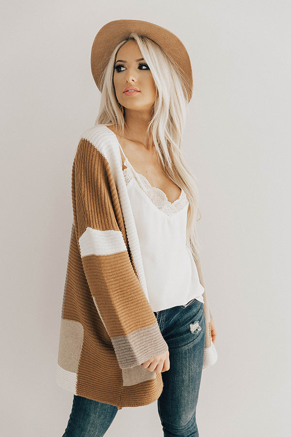 Bundled Up Bliss Colorblock Cardigan Image - 1