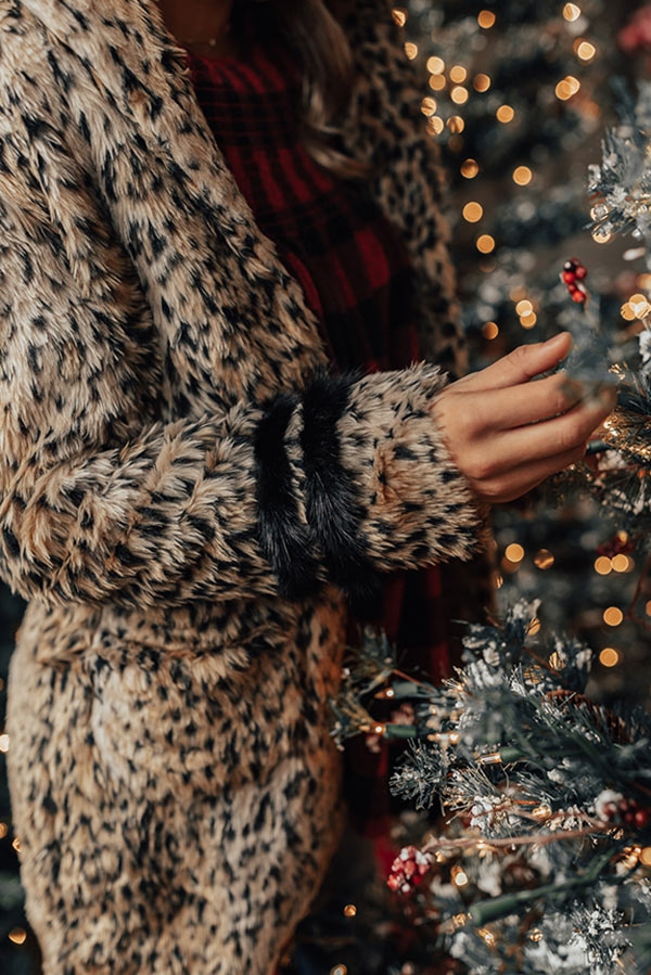 Beyond Beautiful Leopard Coat Image - 3