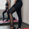 Shoot For The Stars High Waist Mesh Active Legging Image - 1