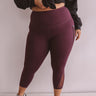 Turn It Up High Waist Crop Legging Curves Image - 1