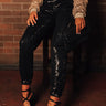 Countdown To Glam High Waist Sequin Jogger Image - 1