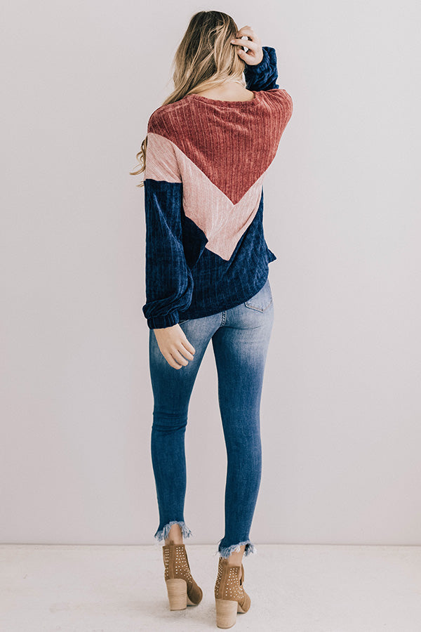 Swift And Sweet Colorblock Sweater Image - 1