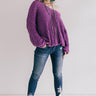 Eye Candy Tunic Sweater In Purple Image - 1