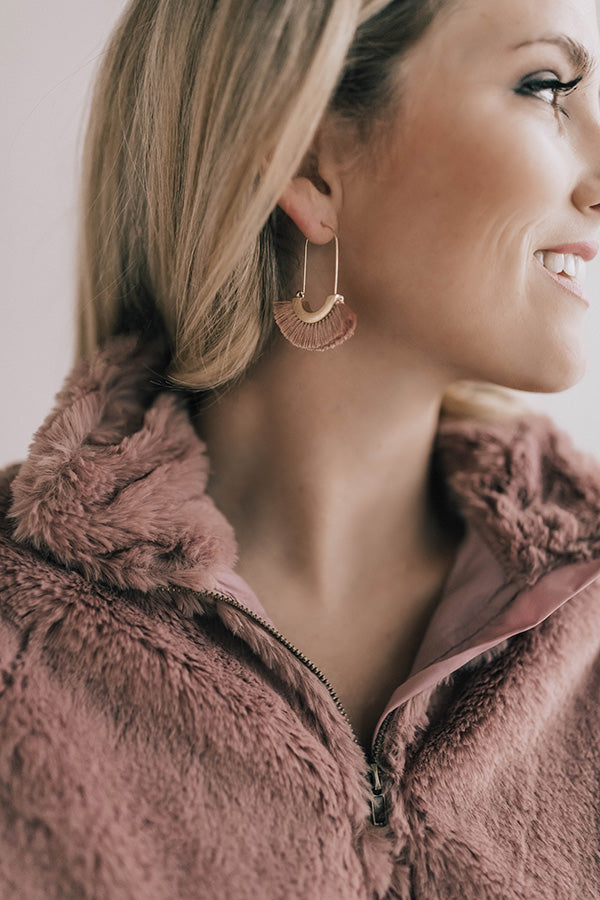 Ready For A Vacay Earrings In Blush Image - 1
