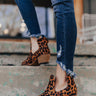 The Middleton Faux Suede Leopard Bootie Image - 1