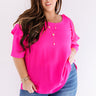 Italian Vacation Shift Top in Hot Pink Curves Image - 1