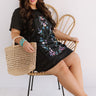 Meet Me In Paradise Shift Dress In Black  Curves Image - 1