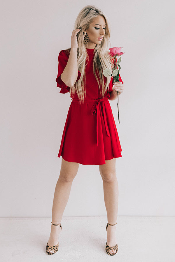 Coming Up Wine And Roses Dress Image - 1