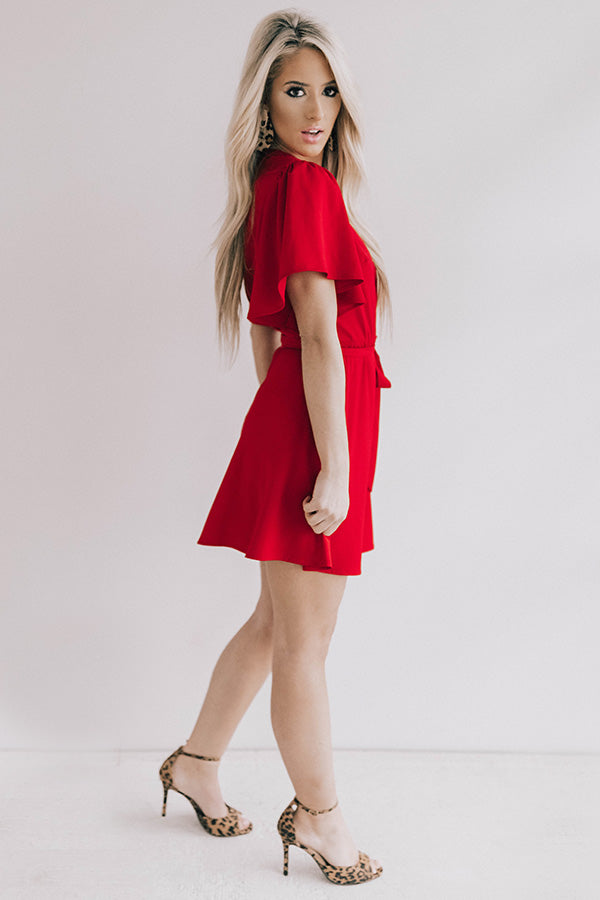 Coming Up Wine And Roses Dress Image - 5