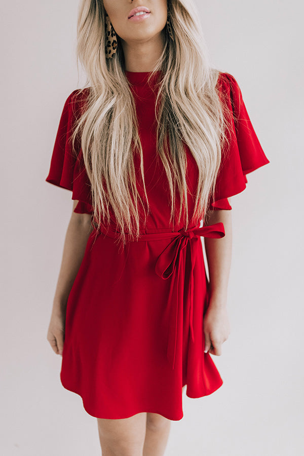 Coming Up Wine And Roses Dress Image - 4