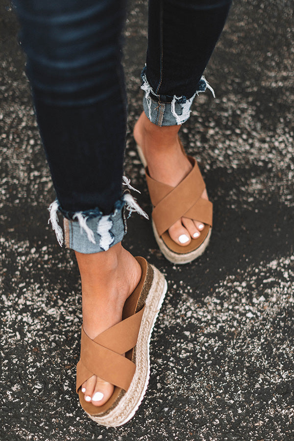The Emmy Espadrille In Tan • Impressions Online Boutique