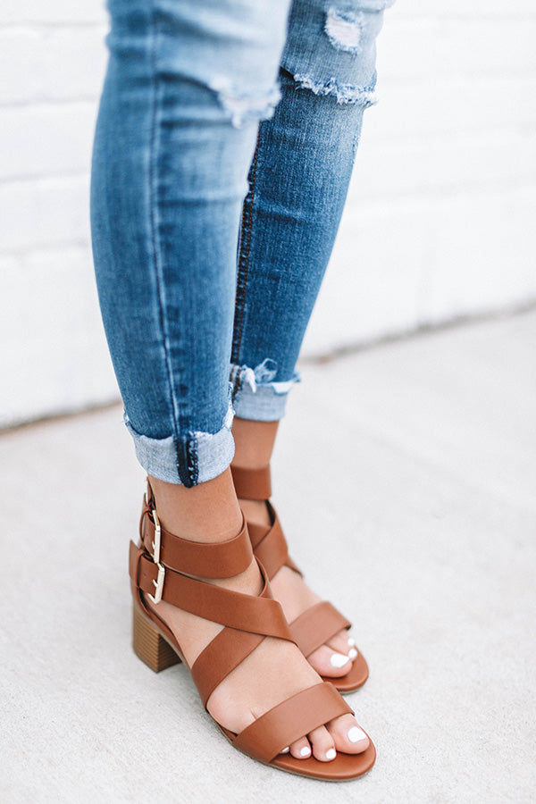 The Tristan Heel In Brown • Impressions Online Boutique
