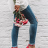 The Halsey Polka Dot Espadrille In Red Image - 1