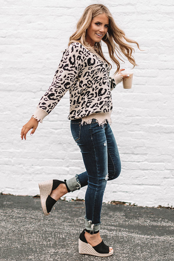 Cruising To Colorado Shift Sweater In Black Image - 3