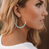 Pure Happiness Earrings In Aqua Image - 1