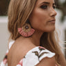 Waikiki Sunsets Earrings In Pink Image - 1