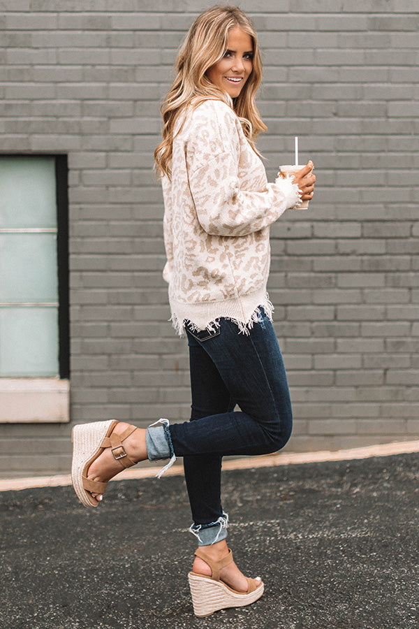 Cruising to Colorado Shift Sweater In Cream Image - 1