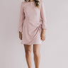 Love You Mean It Tie Dress In Light Blush Image - 1