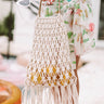Sand And Shore Netted Bucket Bag In Ivory Image - 1