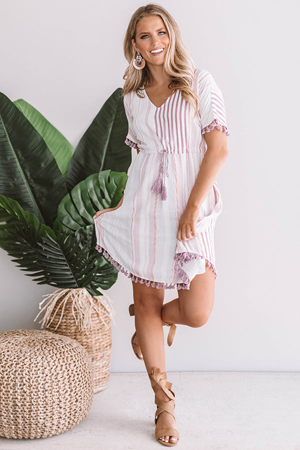 Hamptons Hideaway Striped Dress Image - 1