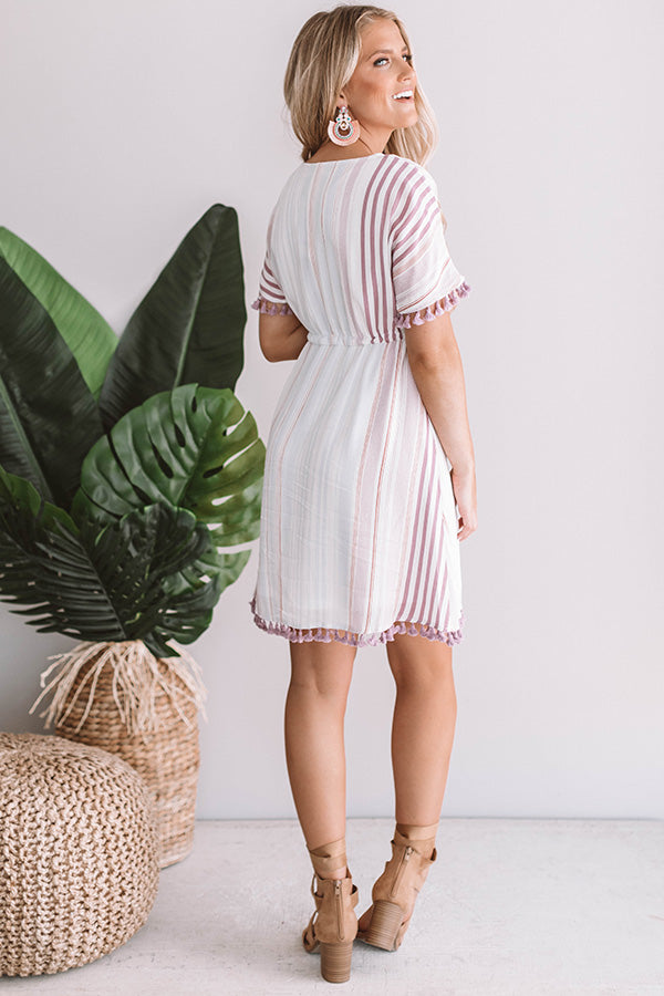 Hamptons Hideaway Striped Dress Image - 5