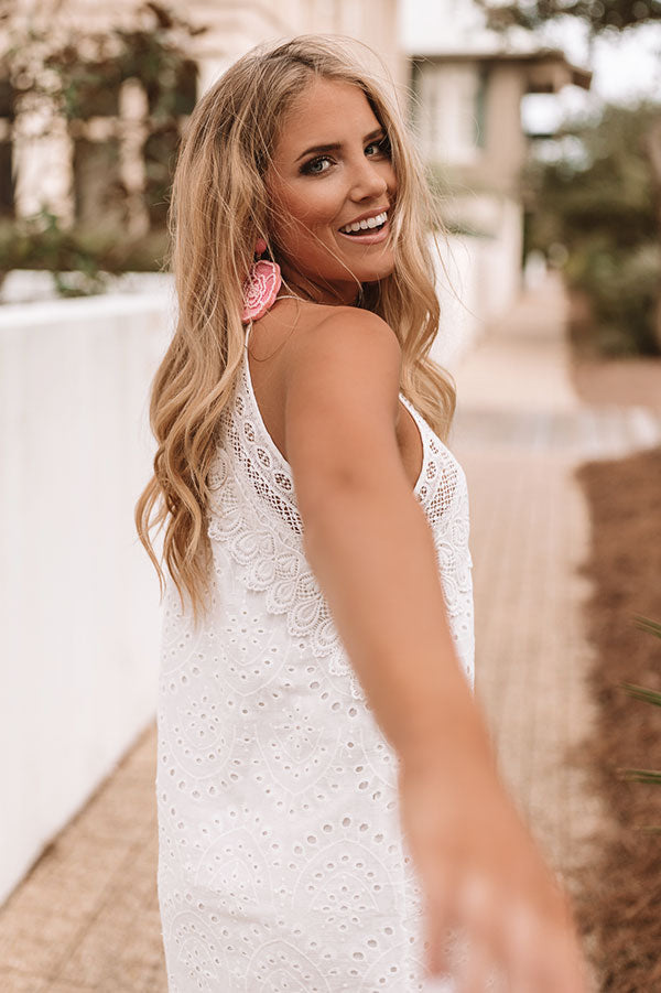 Smitten Over You Eyelet Dress Image - 5