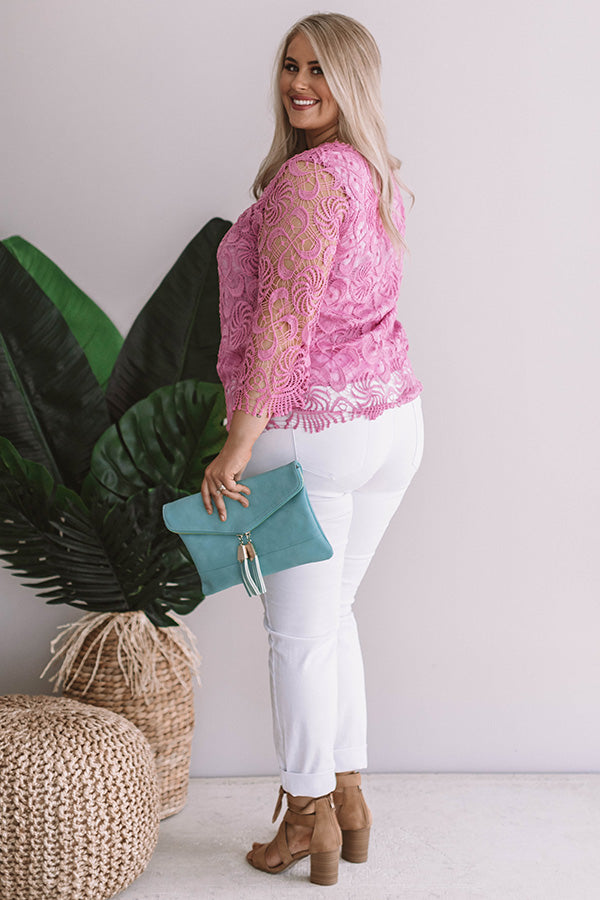 Ready For A Vacay Crochet Top Curves Image - 5