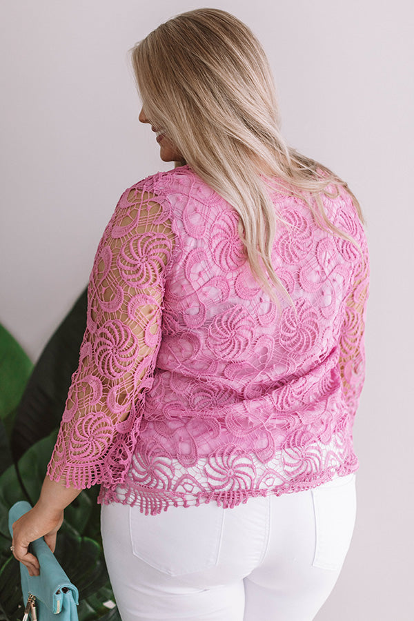 Ready For A Vacay Crochet Top Curves Image - 4