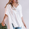 Seaside Dreaming Shift Top in Ivory Image - 1