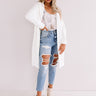 Instant Classic Cardigan in Ivory Image - 1