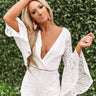  white Loving In Lace Romper 