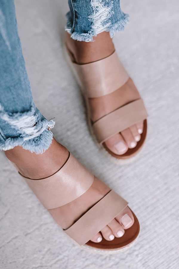 The Lola Espadrille In Iced Latte Image - 2