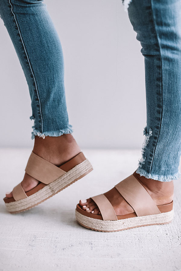 The Lola Espadrille In Iced Latte Image - 3
