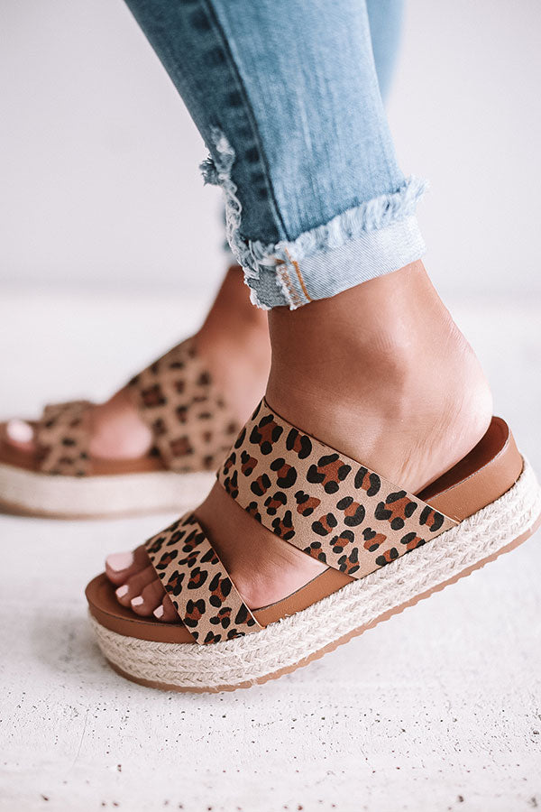 The Lola Espadrille In Leopard Image - 2