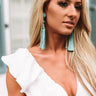 In Good Company Tassel Earrings In Turquoise Image - 1