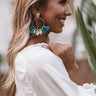 Sand And Shore Tassel Earrings In Turquoise Image - 1