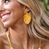 Patio Breeze Earrings In Marigold Image - 1