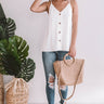 The Beauty Shift Tank in Ivory Image - 1