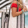 Bahama Beaches Knitted Tote Image - 1