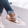 Shine Brighter Metallic Sneaker in Rose Gold Image - 1