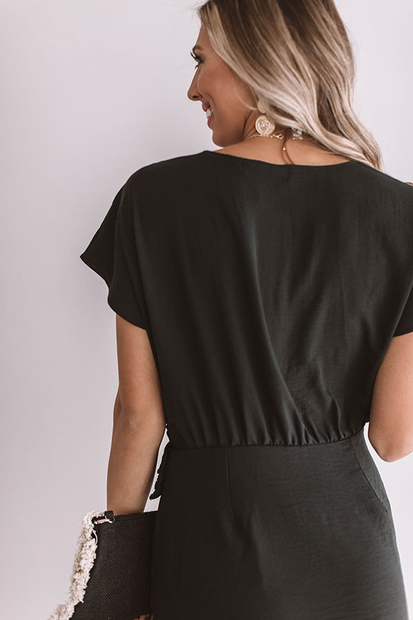 Divine Feeling Dress in Black Image - 4