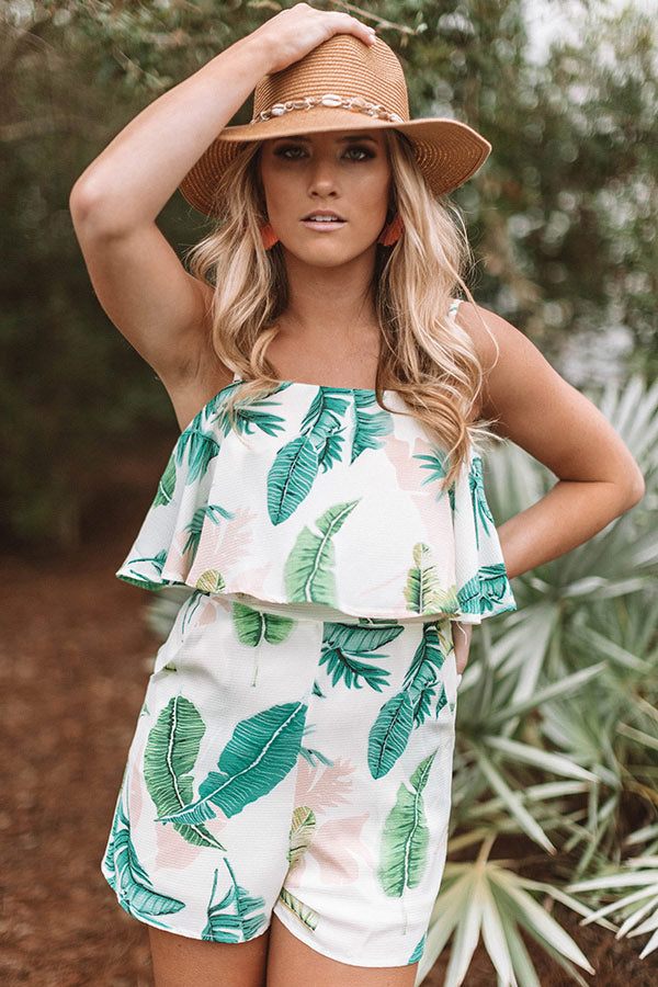 Sips In Santa Cruz Romper Image - 1