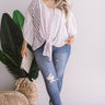 Hamptons Hideaway Tie Top In Orchid Curves Image - 1
