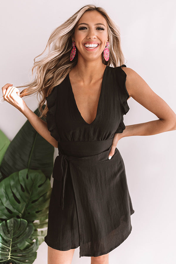 Heatwave Ruffle Wrap Dress Image - 1