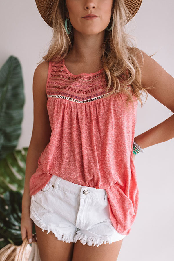 Pebble Beach Embroidered Tank Image - 3