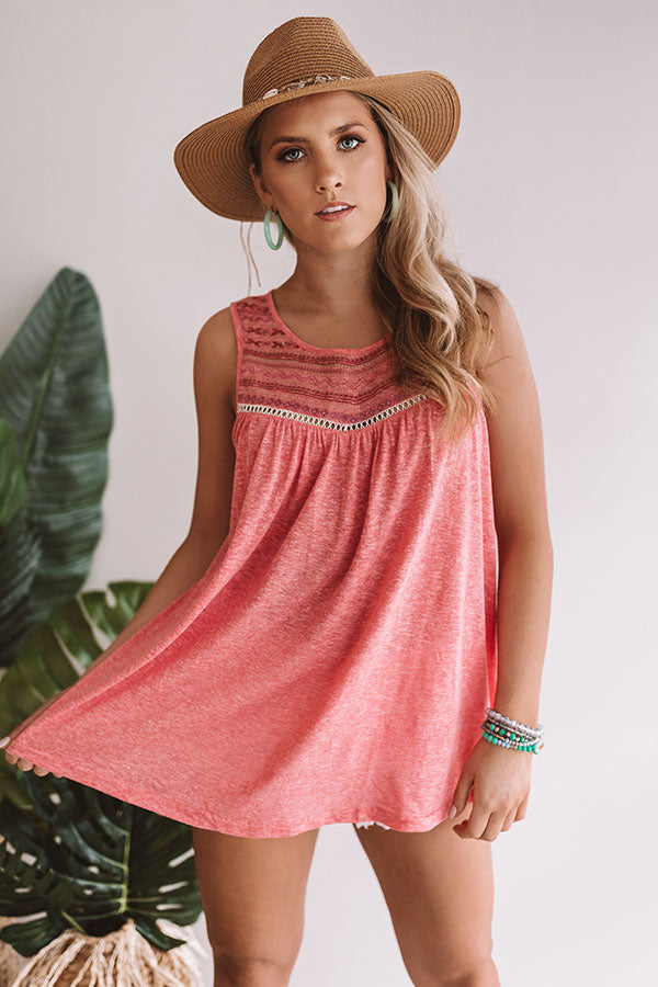 Pebble Beach Embroidered Tank Image - 4